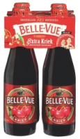 Belle-Vue Kriek set van 4 flesjes van 0,33 liter